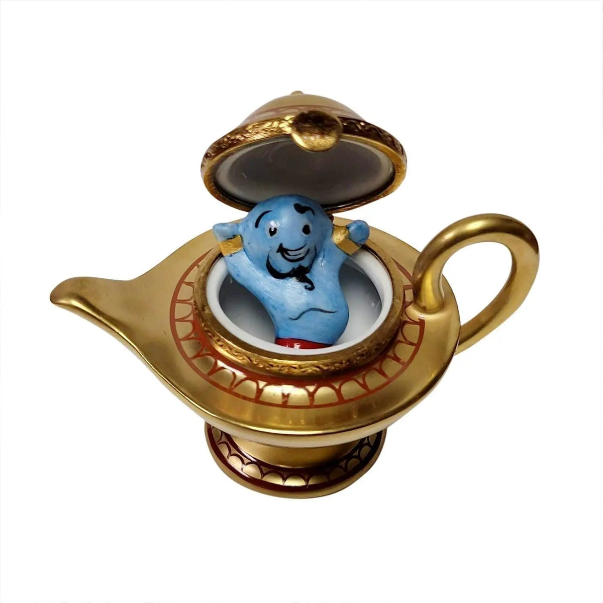 Gift idea for someone who loves France: Aladdin Lamp with Removable Aladdin Limoges porcelain