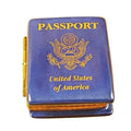 Limoges Boutique presents the Rochard American Passport for Travel, a genuine Limoges box painted by hand in France