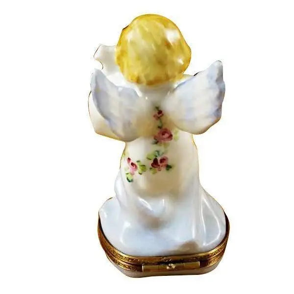 Angel with Lyre Limoges Box for Home Decor Limoges, view 3