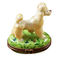 Apricot Poodle Limoges Box for Dog Lovers, a hand-painted Limoges porcelain gift