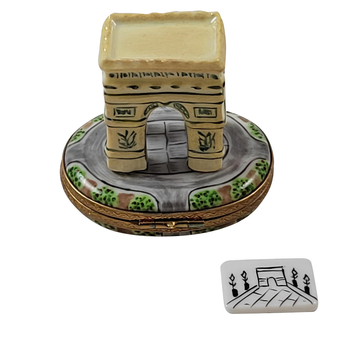 Arc De Triomphe Limoges Box for Parisian Collectors, view 6