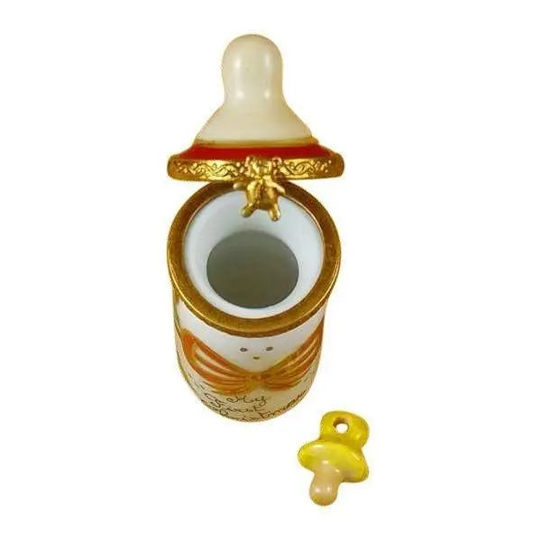 Baby Bottle My First Christmas Limoges Box Keepsake, view 2
