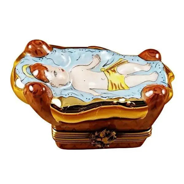 Baby Jesus Limoges Box for Christmas Decor, view 3