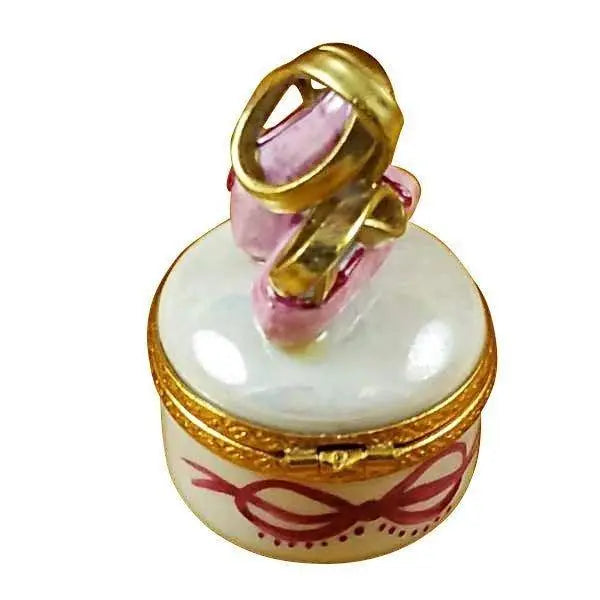 Ballet Shoes Round Limoges Box Gift, view 3