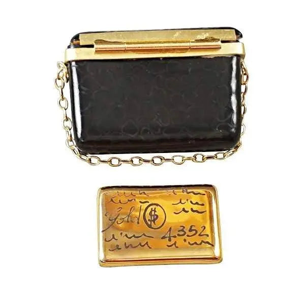 Black Purse Limoges Box for Collectors, view 3