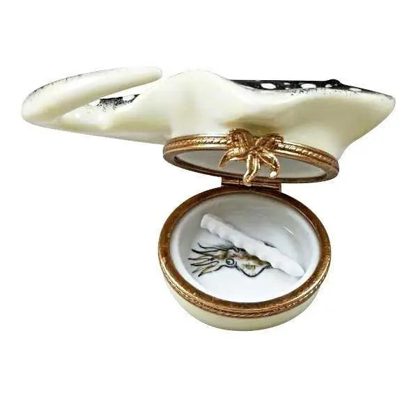 Black Stingray with Removable Barb Limoges Box for Collectors, view 4