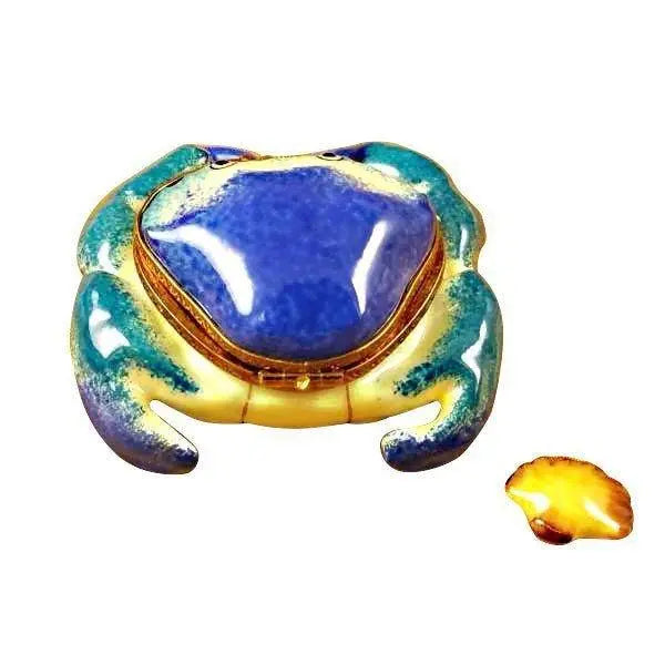 Blue Crab with Shell Limoges Box, view 3