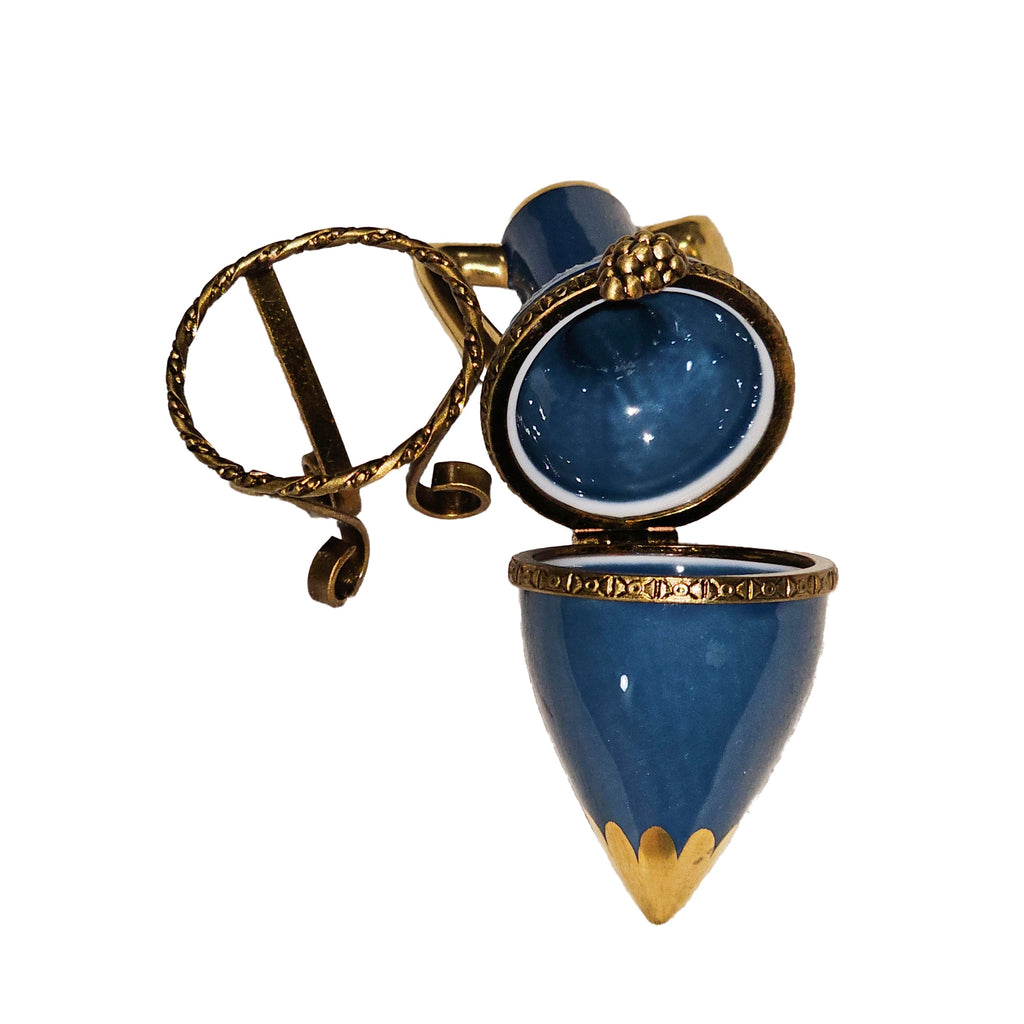 Blue Urn in Base for Collectors, view 2