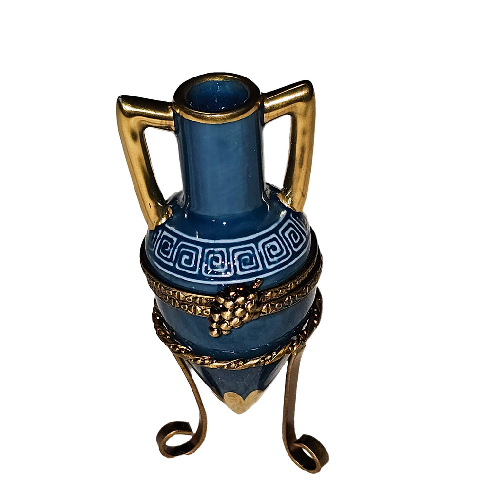 Blue Urn in Base for Collectors, view 3