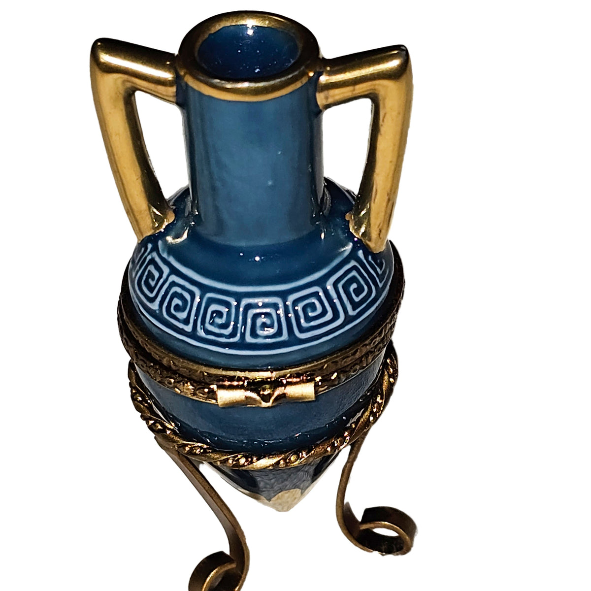 Blue Urn in Base for Collectors, view 4