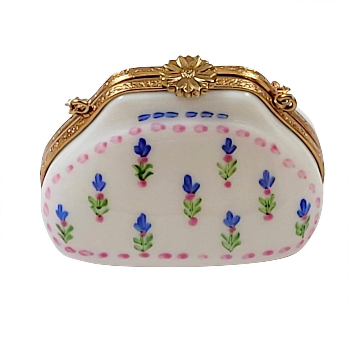 Bluebonnet Purse Limoges Box Collectible, view 3