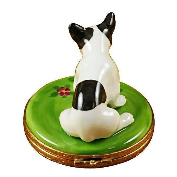 Boston Terrier Dog Limoges Box, view 3