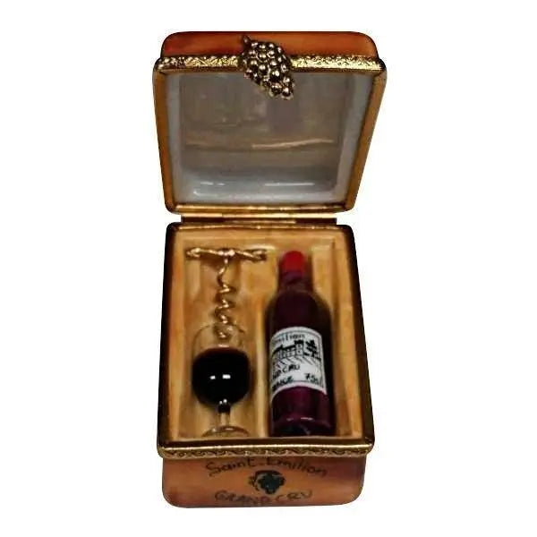 Bourdeaux Tasting Crate with 1 Bottle & Corkscrew Limoges, view 2