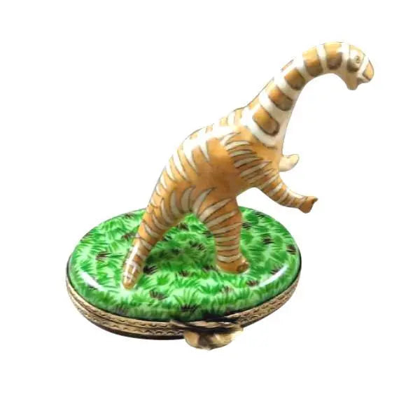 Brachiosaurus Figurines Limoges Box, a hand-painted Limoges porcelain gift