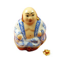 Buddha with Removable Gold Lotus Limoges Box, a hand-painted Limoges porcelain gift
