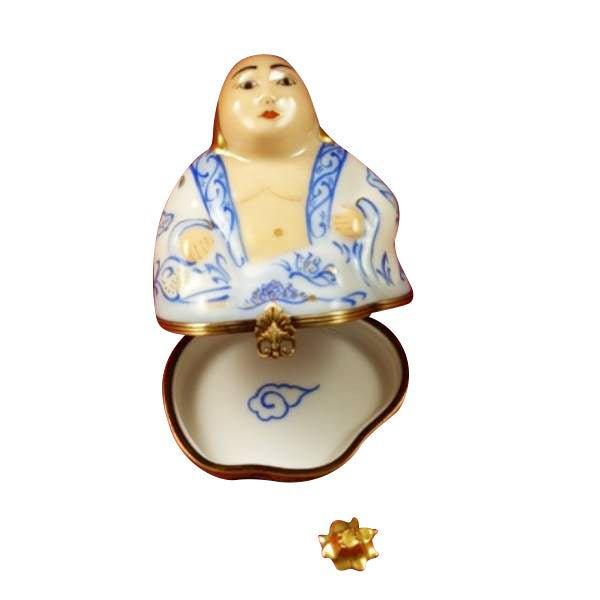 Buddha with Removable Gold Lotus Limoges Box, view 3