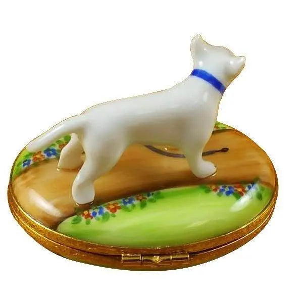 Bull Terrier Dog Limoges Box USA, view 3