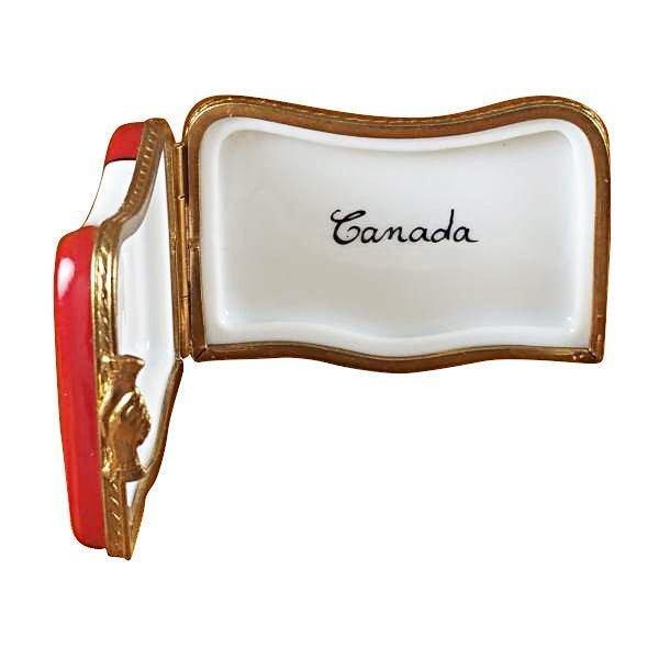 Canadian Flag Limoges Box for Canada Lovers, view 2