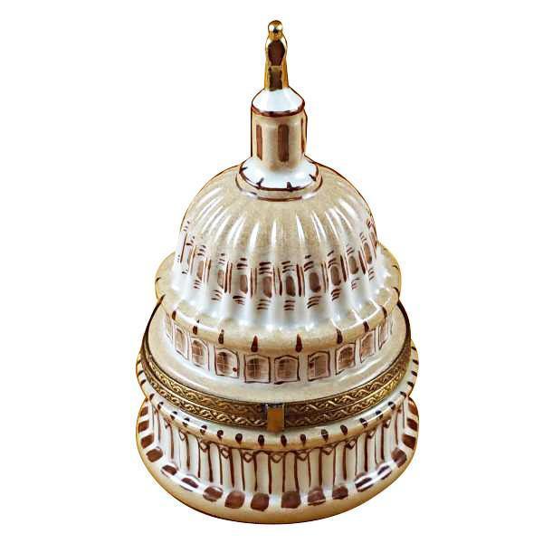 Capitol Building United States USA Limoges Box for Collectors, a hand-painted Limoges porcelain gift