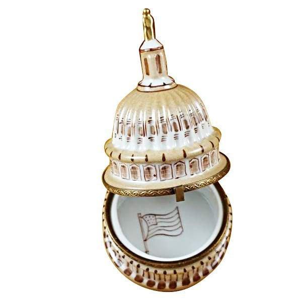 Capitol Building United States USA Limoges Box for Collectors, view 2