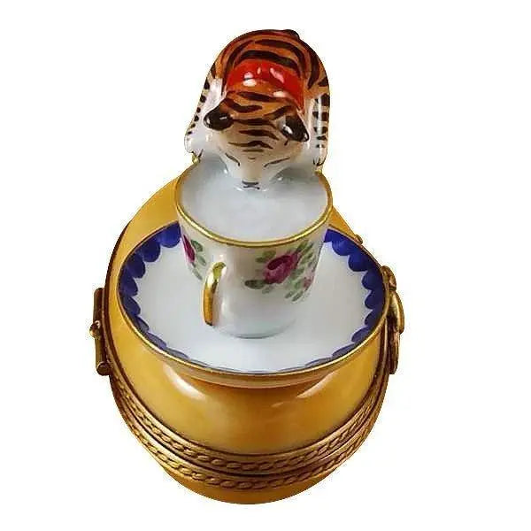 Cat with Milk Limoges Box for Cat Lovers, view 4