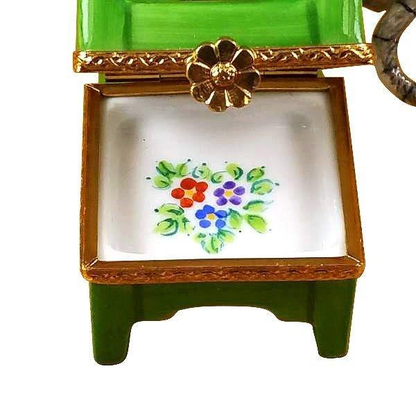 Cats on Adirondack Chair Plant Limoges Box, view 2