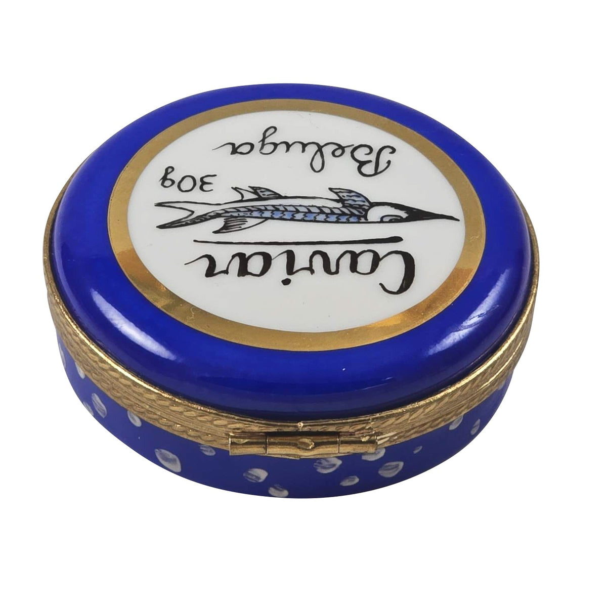 Caviar in Can Limoges Box for Elegant Gifting Limoges, view 3