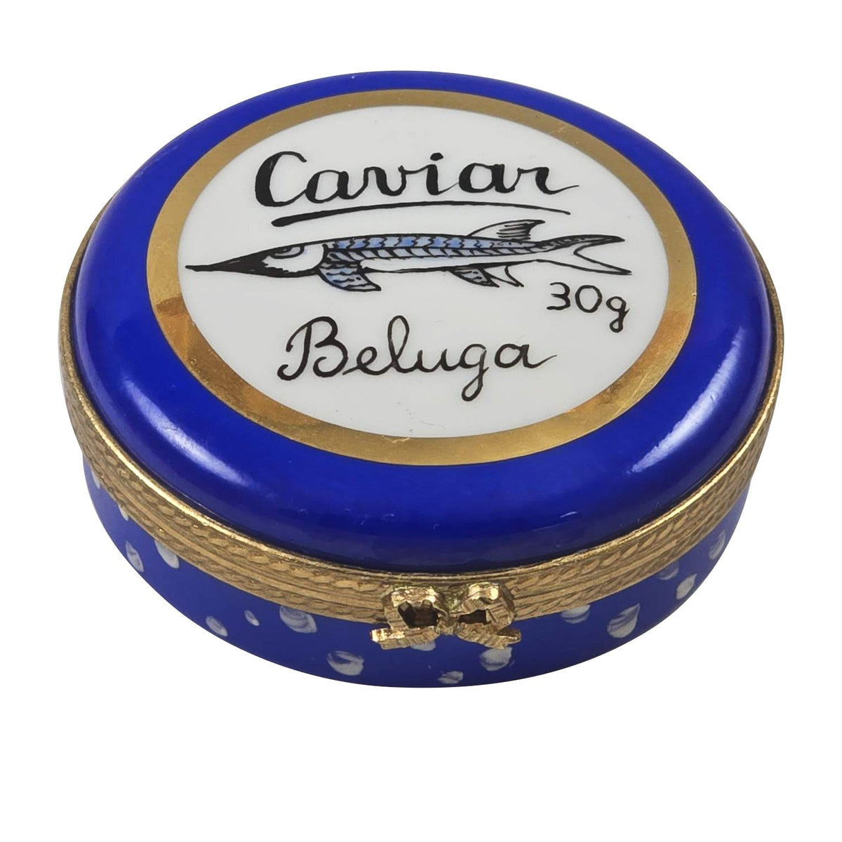 Caviar in Can Limoges Box for Elegant Gifting Limoges, a hand-painted Limoges porcelain gift