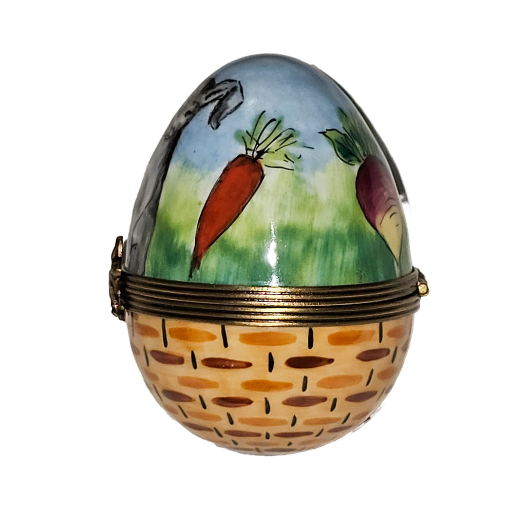 Rabbit w Carrot Painted on Egg, view 3