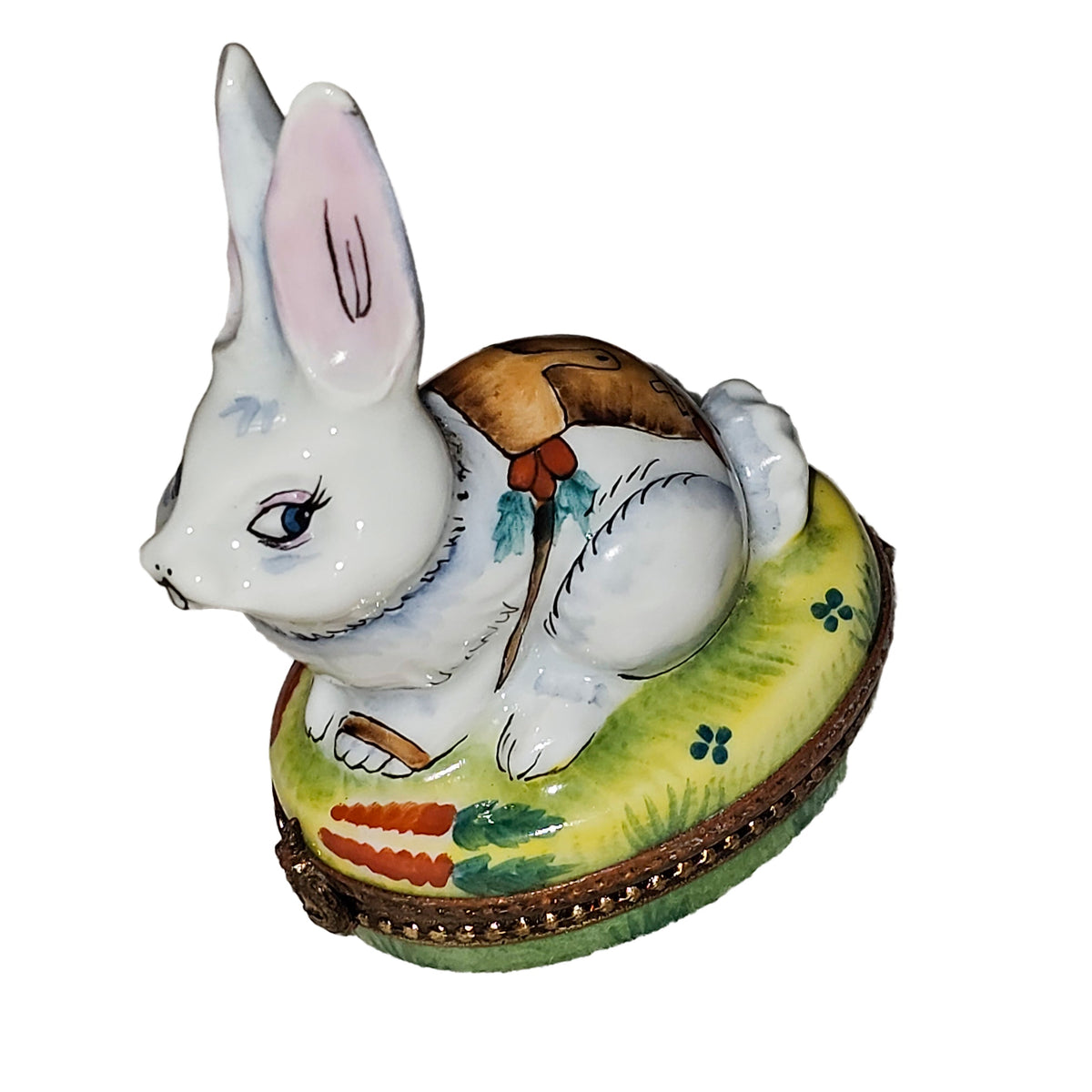 White Rabbit on Grass Collectible, view 4