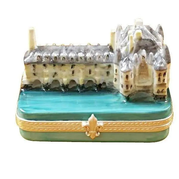 Chateau de Chenonceau Limoges Box for Home Decor, a hand-painted Limoges porcelain gift