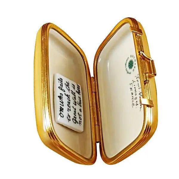 China Suitcase Limoges Box Charm, view 3