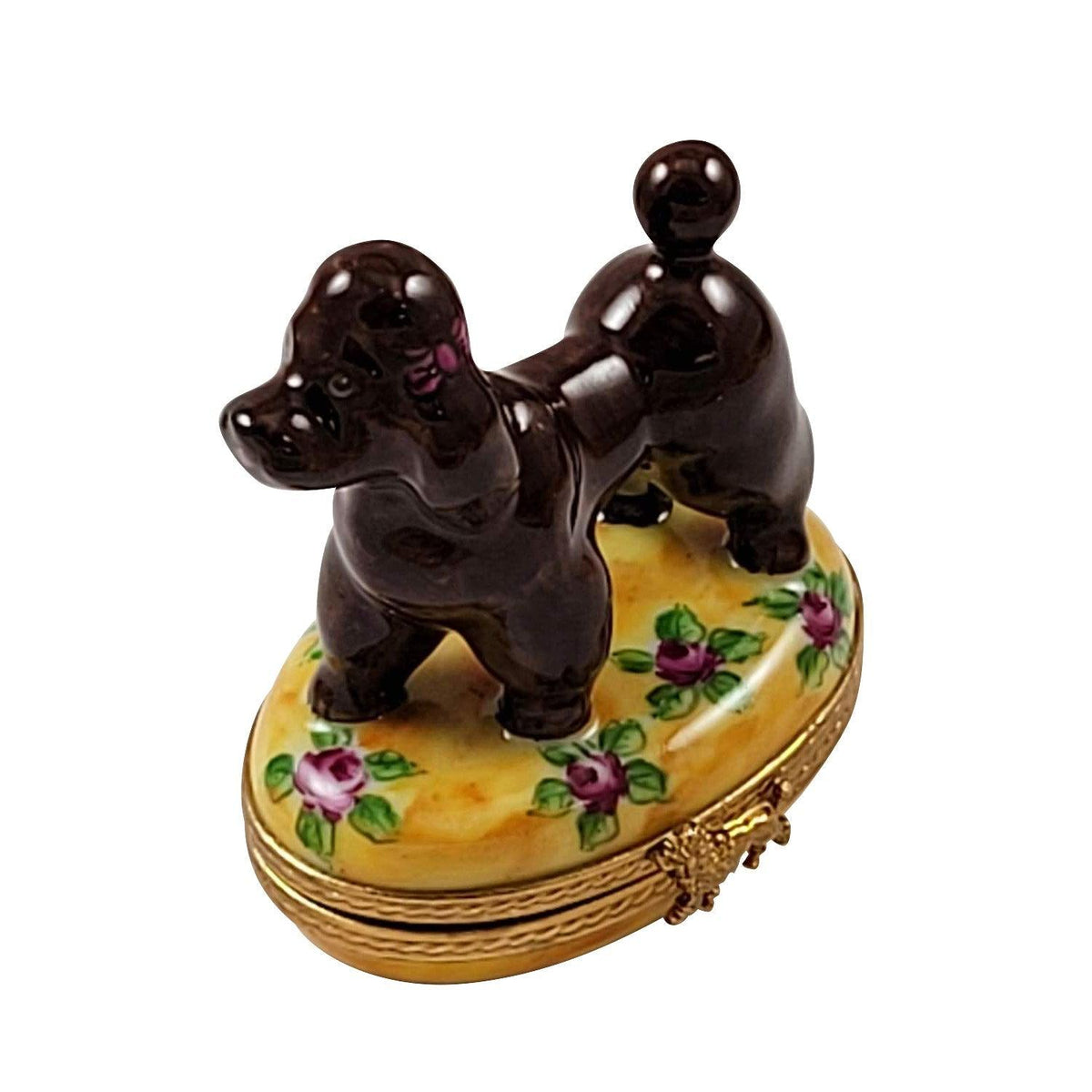 Chocolate Poodle Limoges Box for Dog Lovers, view 3