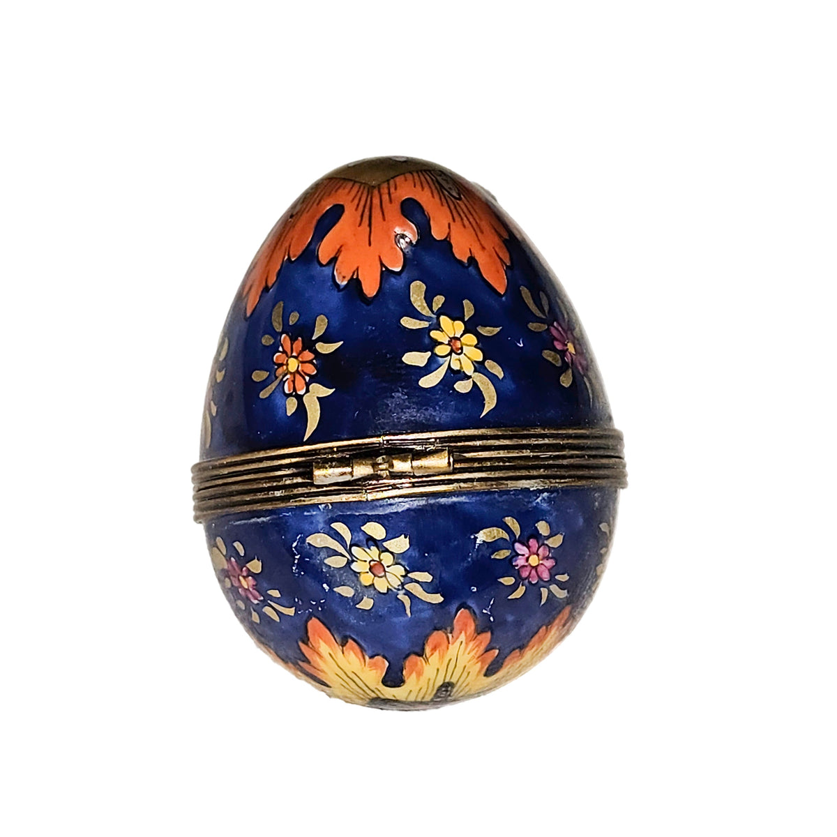 Snazzy Colorful Cobalt Blue Egg, view 3