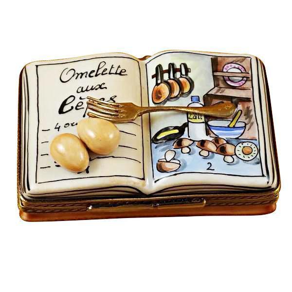 Cookbook Omelet Limoges Box for Culinary Collectors, view 3