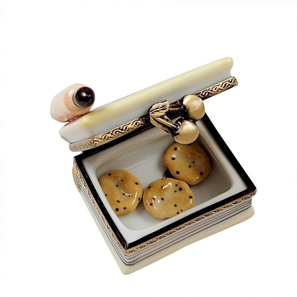 Cookbook with Rolling Pin Limoges Box for Food Lovers, view 3