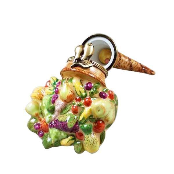 Cornucopia with Removable Pear Limoges Box, view 2