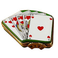 Limoges Box Deck of Cards for Collectors, a hand-painted Limoges porcelain gift