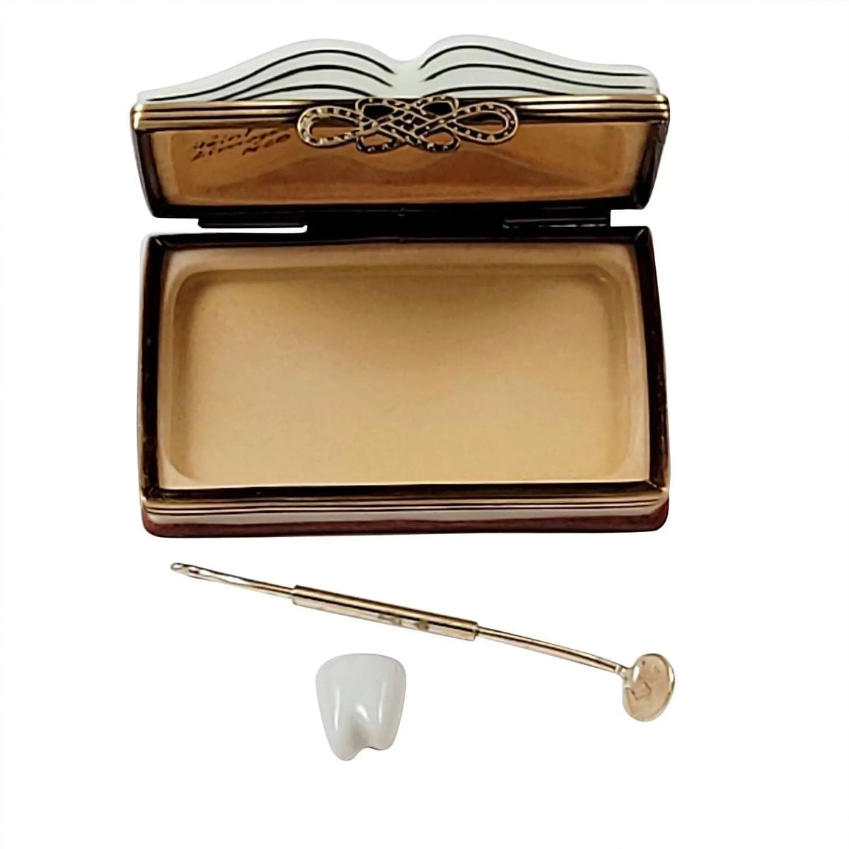 Dentistry Book Limoges Box Collectible, view 3