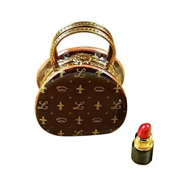 Designer Purse Lipstick Limoges Box for Collectors, view 3