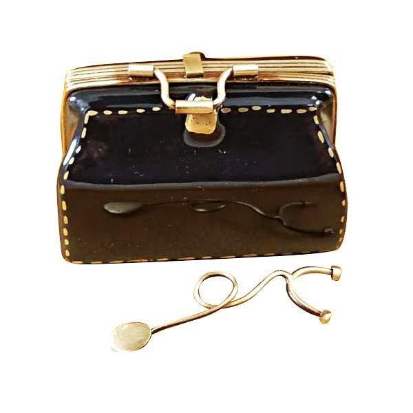 Doctor's Bag with Stethoscope Limoges Box for Collectors, view 3