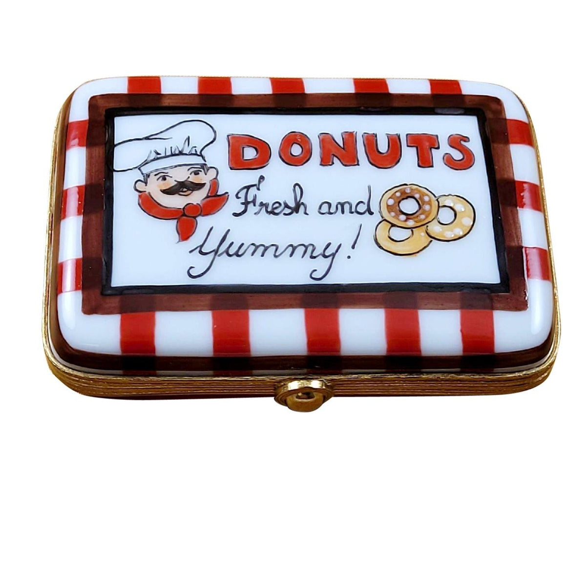 Donut Box with Six Donuts Limoges Box!, view 4