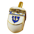 White Dreidel Limoges Box for Hanukkah Gift, a hand-painted Limoges porcelain gift