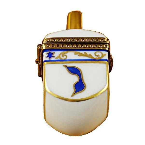 White Dreidel Limoges Box for Hanukkah Gift, view 4