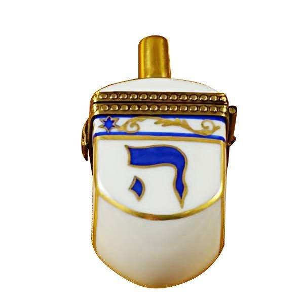 White Dreidel Limoges Box for Hanukkah Gift, view 3