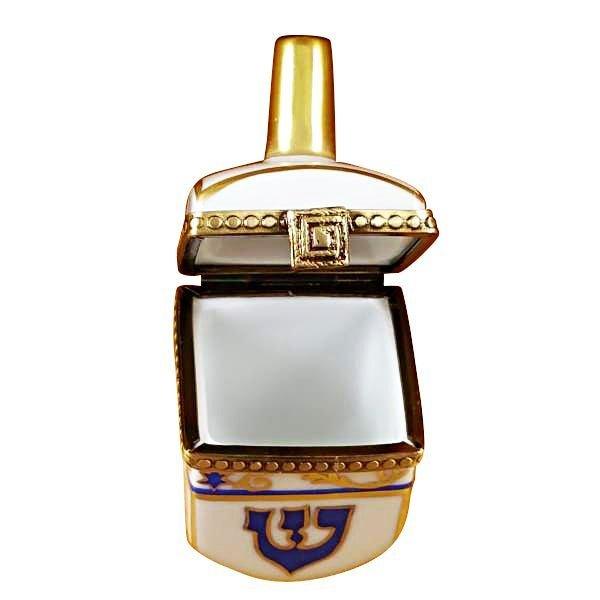 White Dreidel Limoges Box for Hanukkah Gift, view 2