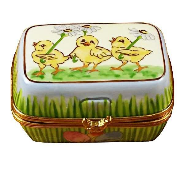 Easter Egg w Eggs Limoges Box USA, view 2