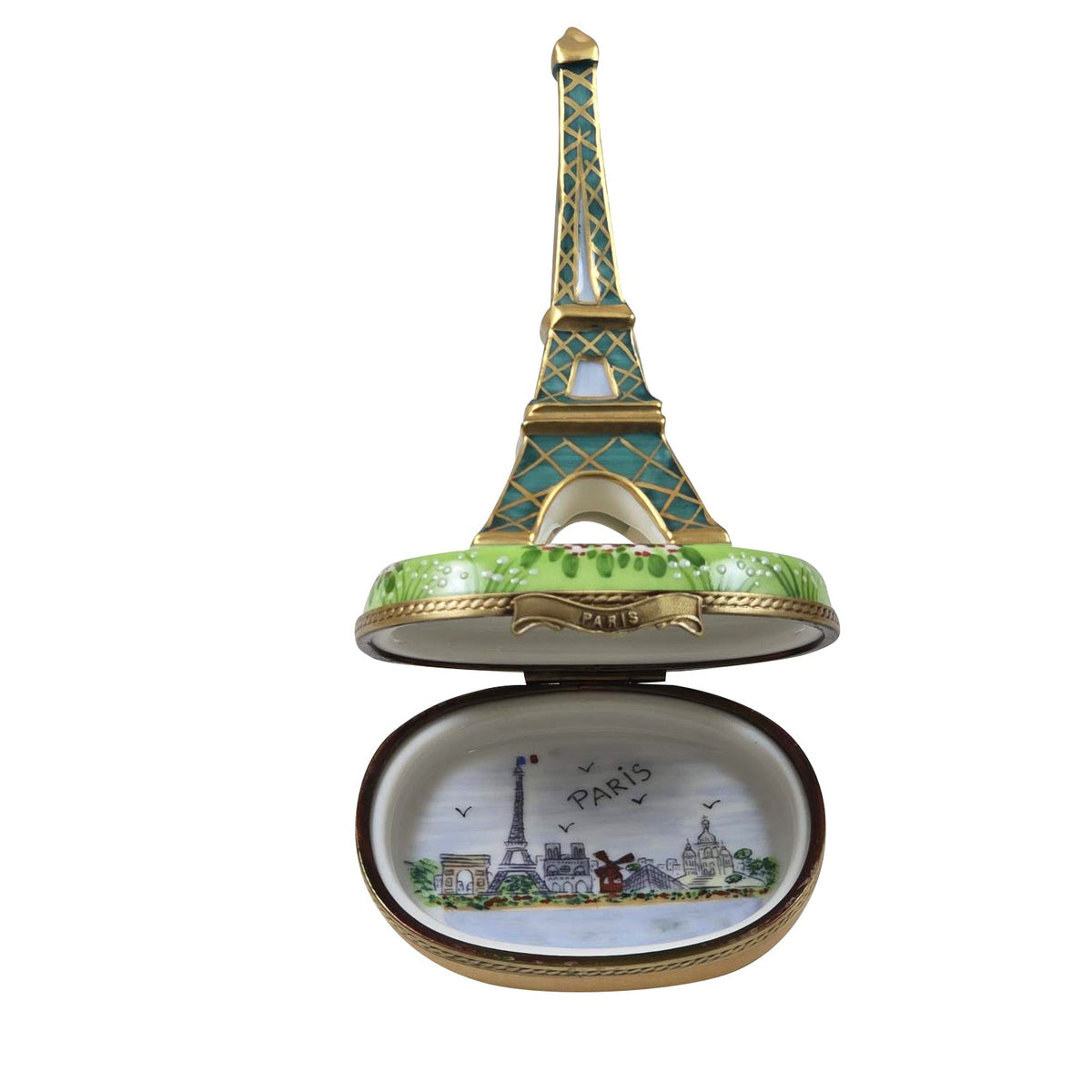 Eiffel Tower Spring Limoges Box, view 2