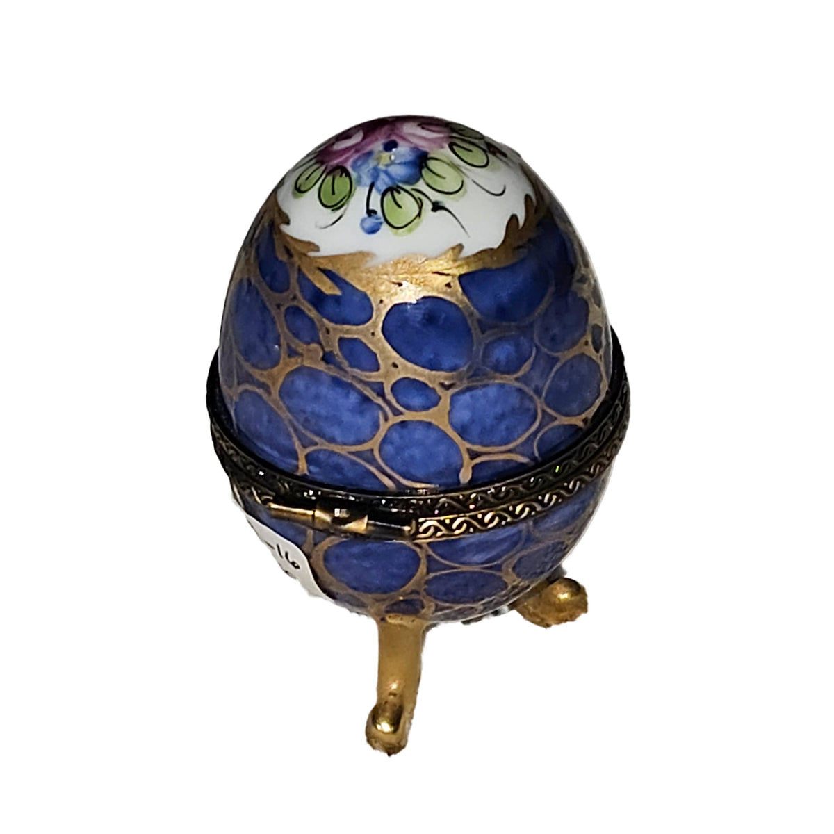 Dark Blue Footed Egg Home Decor, view 3