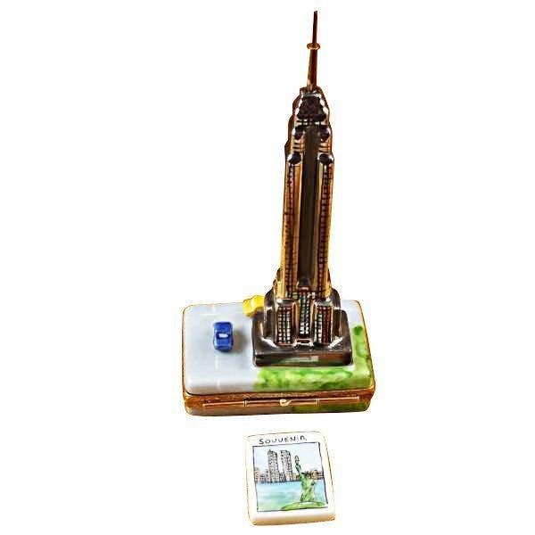 Empire State Building with Cars Limoges Box for Collectors, view 3